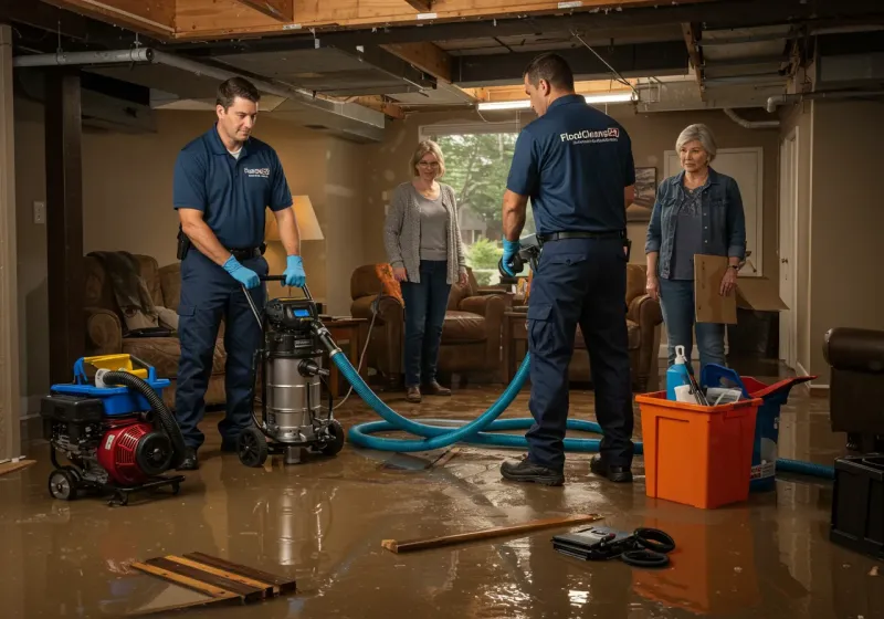 Basement Water Extraction and Removal Techniques process in Croswell, MI